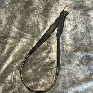 Allen Edmonds Black Calfskin Belt